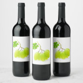 Witte druiven wijn etiket (Flessen)