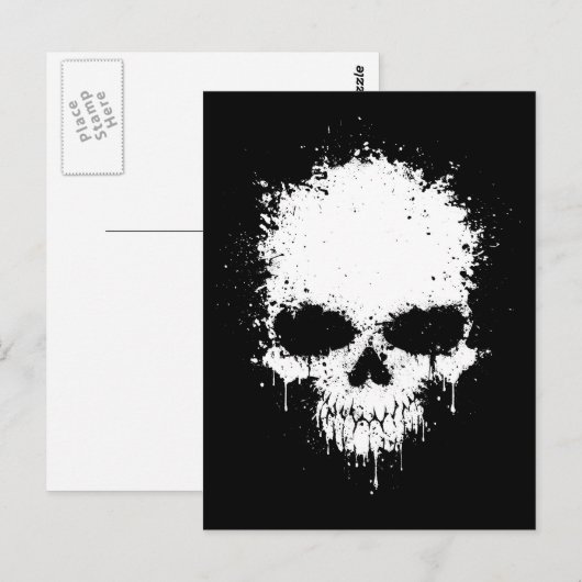 Witte druppelaar briefkaart (Voorkant / Achterkant)