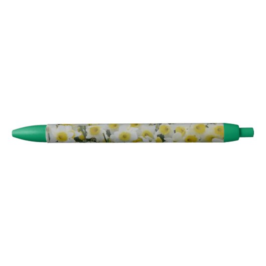 Witte druppels Veldpen Zwarte Inkt Pen (Voorkant)