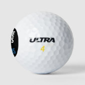 Witte Dudes voor Harris Kamala Harris 2024 verkiez Golfballen (Logo)