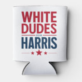 Witte Dudes voor Harris Verkiezing Kamala Harris 2 Blikjeskoeler (Voorkant)