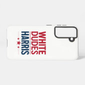Witte Dudes voor Harris Verkiezing Kamala Harris 2 Samsung Galaxy Hoesje (Achterkant horizontaal)