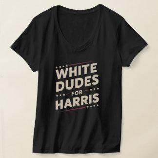 Witte Dudes voor Kamala Harris stemmen voor 2024 T-shirt
