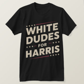 Witte Dudes voor Kamala Harris stemmen voor 2024 T-shirt
