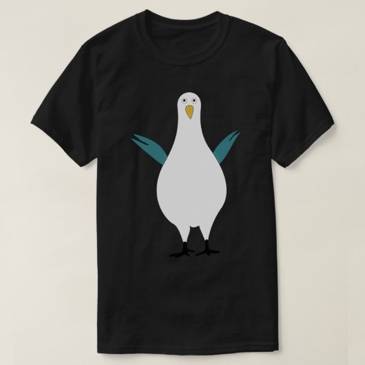 Witte duif 11 t-shirt (Design voorkant)