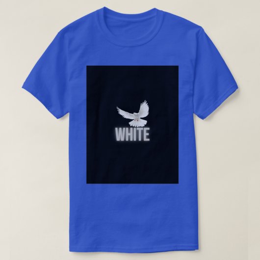 Witte duif 7 t-shirt (Design voorkant)