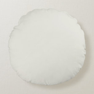 Witte Duif Effen Kleur Rond Kussen