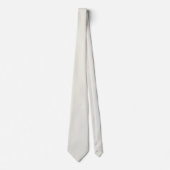 Witte Duif Effen Kleur Stropdas (Voorkant)