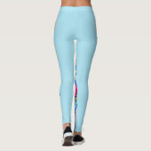 Witte Duif Fantasy Leggings | Hemelse Bloemkunst (Achterkant)