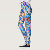 Witte Duif Fantasy Leggings | Hemelse Bloemkunst (Links)