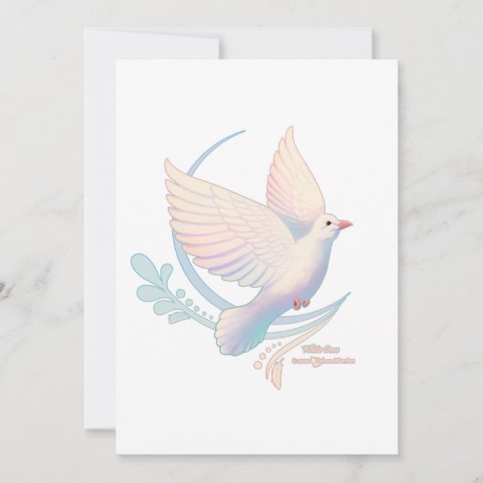 Witte Duif Kaart (Voorkant)