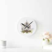 Witte Duif met Kerk Ronde Klok (Huis)