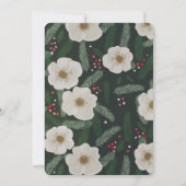 Witte Duif Olijf Rode Bundel van Joy Baby shower Kaart (Achterkant)