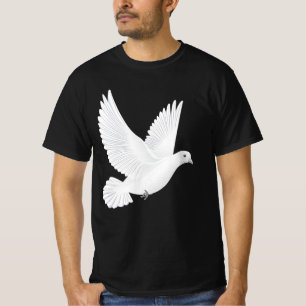 Witte duif t-shirt