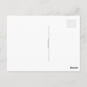 Witte duif vakantiekaart met tekst "Vrede" Briefkaart (Achterkant)