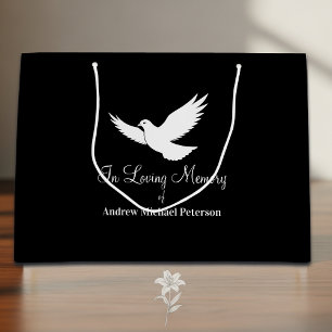 Witte Duif Viering Van Het Leven Funeral Groot Cadeauzakje