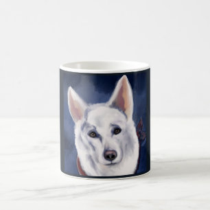 WITTE DUISTSE HERDER     KOFFIEMOK