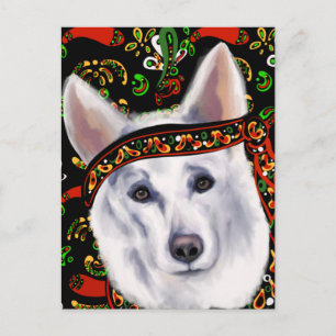 WITTE DUISTSE HERDER MEXICO BRIEFKAART