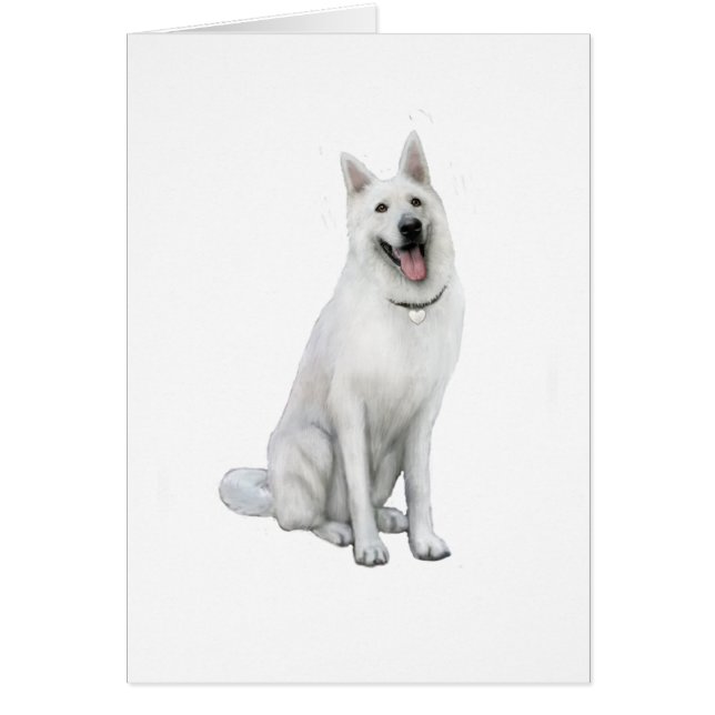 Witte Duitse Herder (Voorkant)