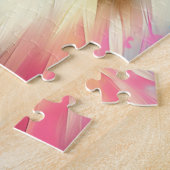Witte Duitse Herder Acrylprint Hondenliefhebber Legpuzzel (Zijkant)