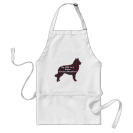 WITTE DUITSE HERDER BFF Cadeaus Standaard Schort