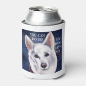 WITTE DUITSE HERDER     BLIKJESKOELER (Blikje Voorkant)