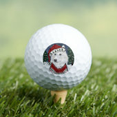 Witte Duitse Herder Golfballen (Insitu Shirt)
