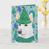 WITTE DUITSE HERDER  KAART (Gele Bloem)