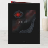 Witte Duitse Herder  Kaart (Achterkant)