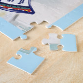 Witte Duitse Herder  Legpuzzel (Zijkant)