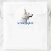 Witte Duitse herder naam - Sticker (Tas)