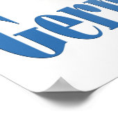 Witte Duitse herder Poster (Hoek)