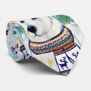 Witte Duitse Herder Stropdas