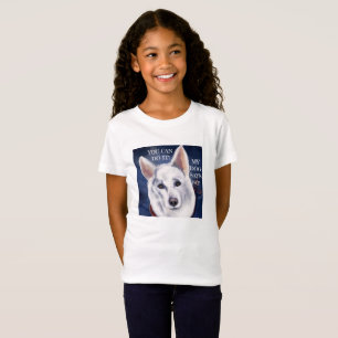 WITTE DUITSE HERDER T-SHIRT