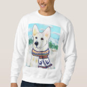 Witte Duitse Herder Trui (Voorkant)
