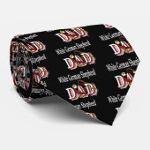 witte Duitse herder vader Tie Stropdas (Opgerold)