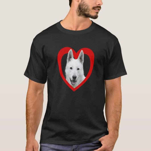 Witte Duitse Herder Witte Duitse Herder T-shirt (Voorkant)