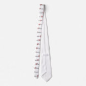 Witte Duitse Herdershond Cadeaus Stropdas (Achterkant)