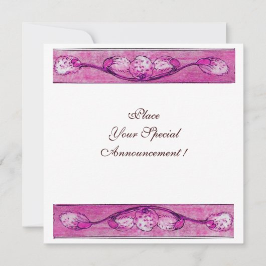 WITTE DUIVEN BIJ HET VENSTER ,monogram Kaart (Achterkant)