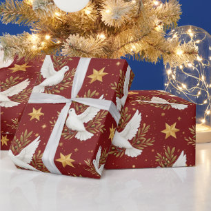 Witte Duiven  Cadeaupapier