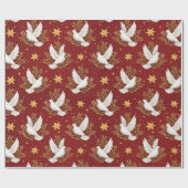 Witte Duiven  Cadeaupapier (Vlak)