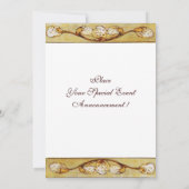 WITTE DUIVEN IN BRUINE SEPIA KAART (Achterkant)