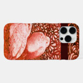 WITTE DUIVEN IN ROOD iPhone HOESJE (Achterkant horizontaal)