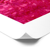 WITTE DUIVEN IN ROZE FUCHSIA POSTER (Hoek)