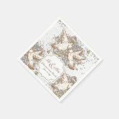  Witte Duiven Patroon Trouwservetten Servet (Hoek)