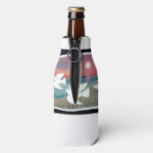 Witte Duiven Vliegen Flesjeskoeler (Fles Achterkant)