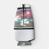 Witte Duiven Vliegen Flesjeskoeler (Achterkant)