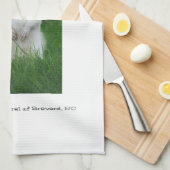 Witte eekhoorn Brevard Theedoek (Quarter Fold)