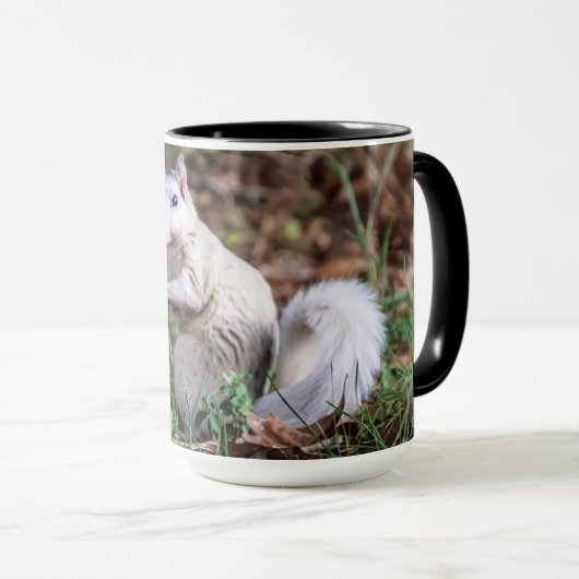 Witte eekhoorn Mok (Voorkant rechts)