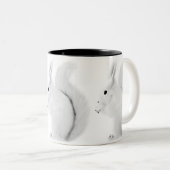 Witte eekhoorn Mok (Voorkant rechts)